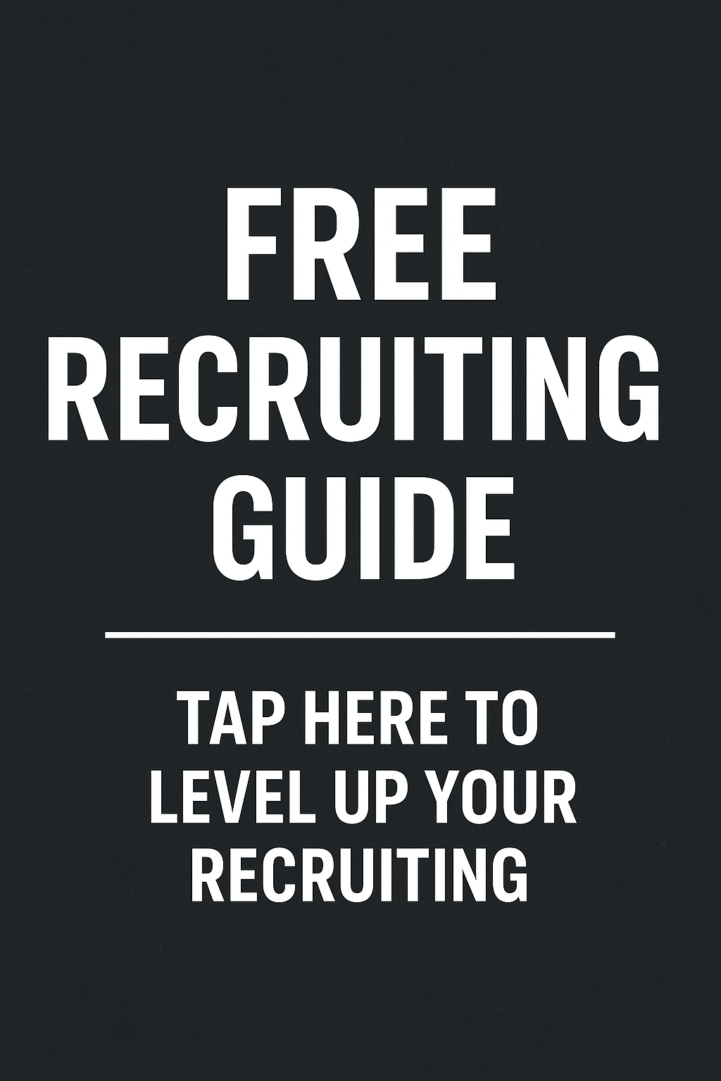 Free Recruiting Plan PDF