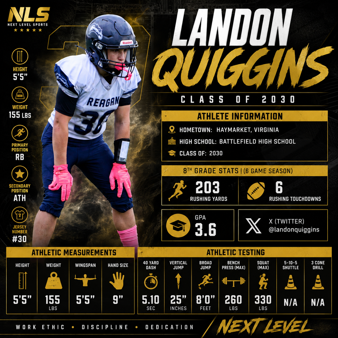 Landon Quiggins | Class of 2030 | RB/ATH