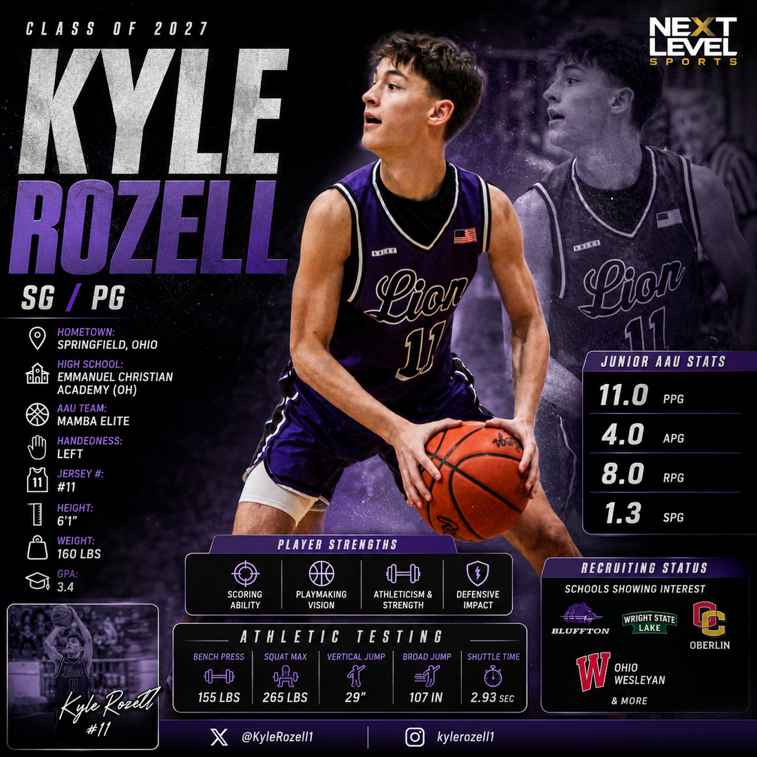 Kyle Rozell | Class of 2027 | SG