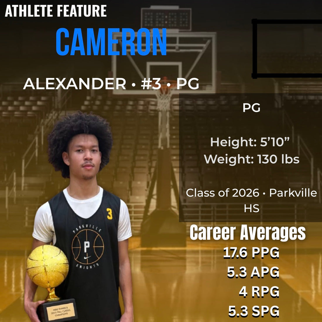 🏀 Cameron Alexander - Class of 2027/ PG