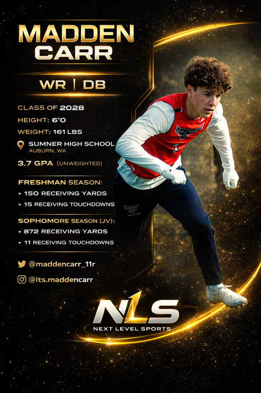 🏈 Madden Carr— Class of 2028 — WR/DB