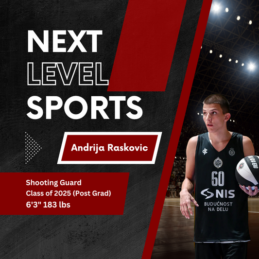 Andrija Raskovic, Class of 2025(PG), SG